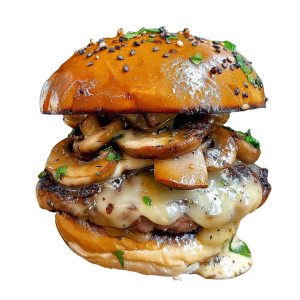 Mushroom Cheese Burger