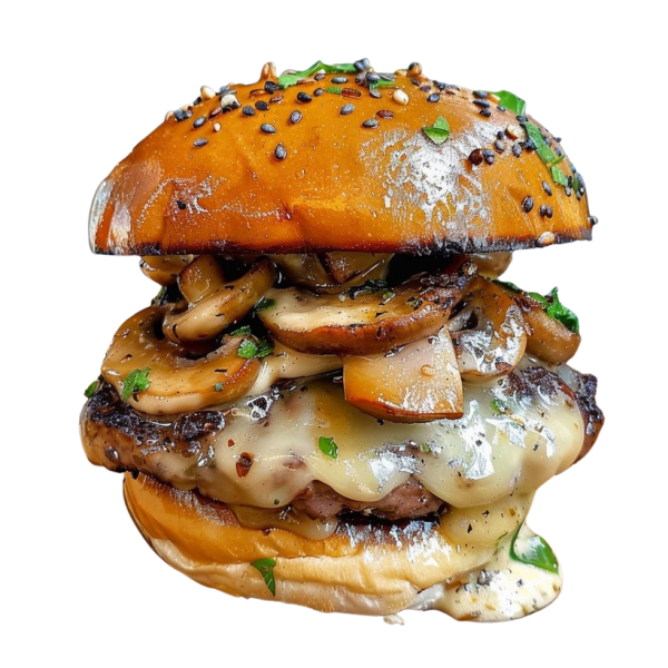 Mushroom Cheese Burger
