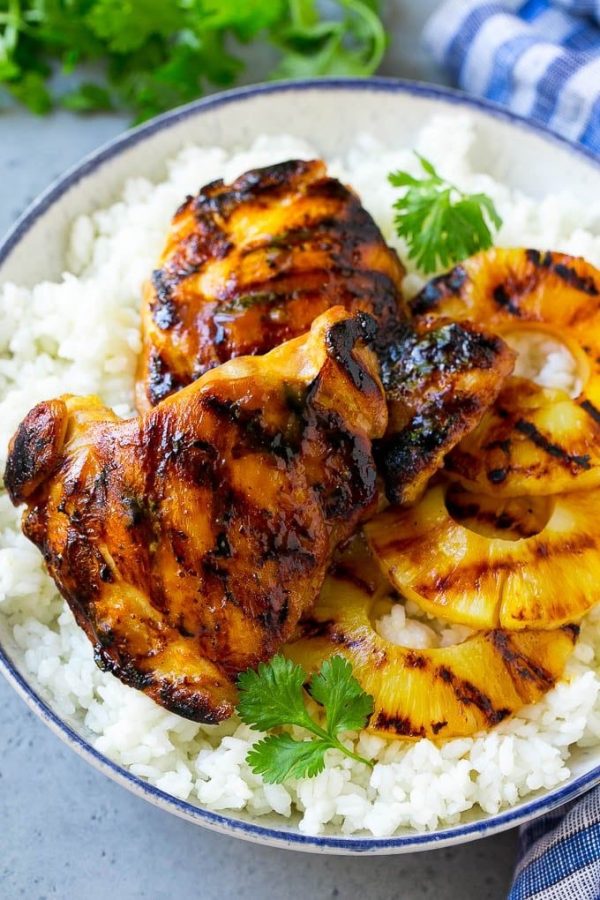 Rice & Hawaiian Chicken